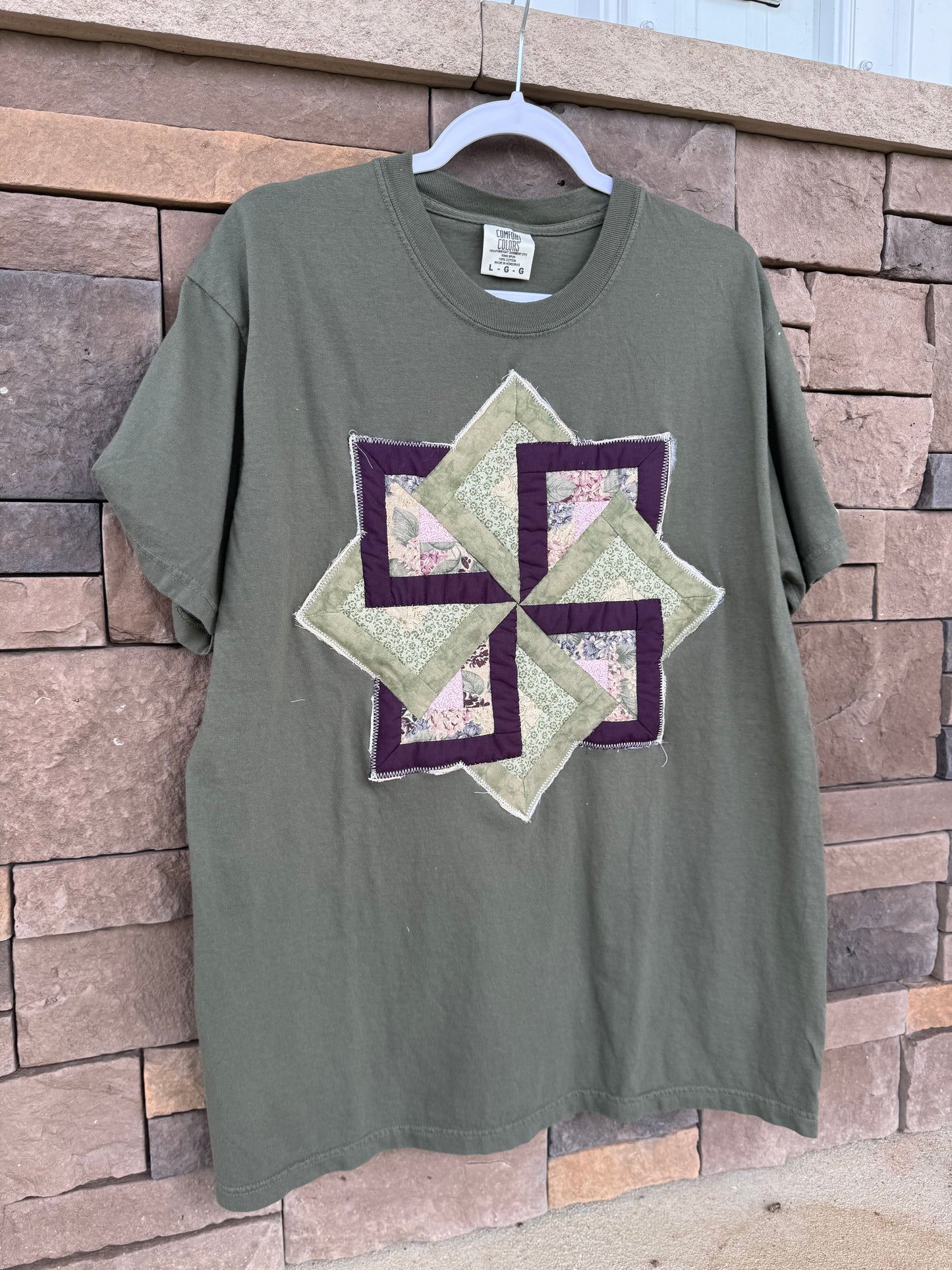 Large Vintage Quilted Tee