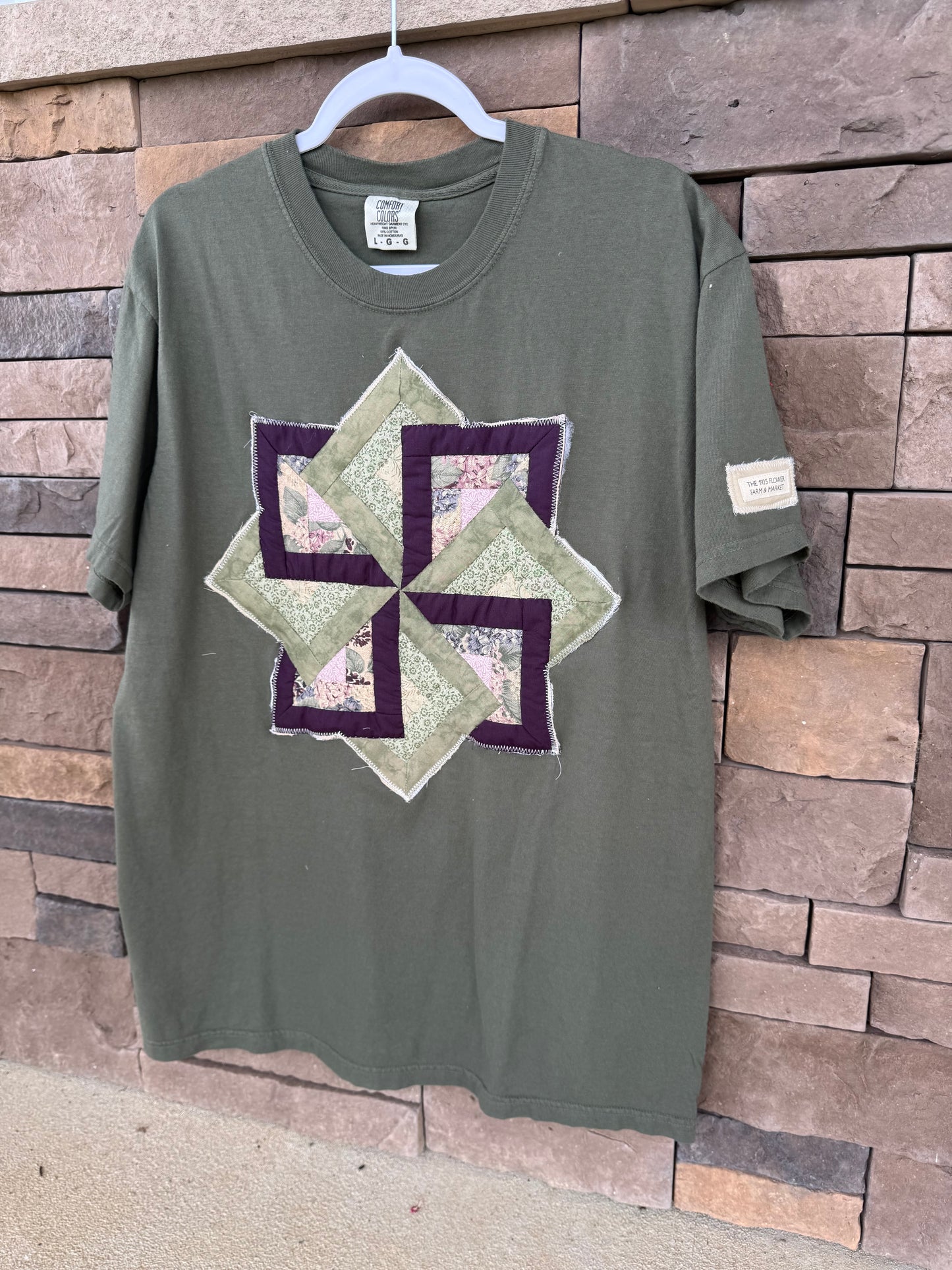 Large Vintage Quilted Tee