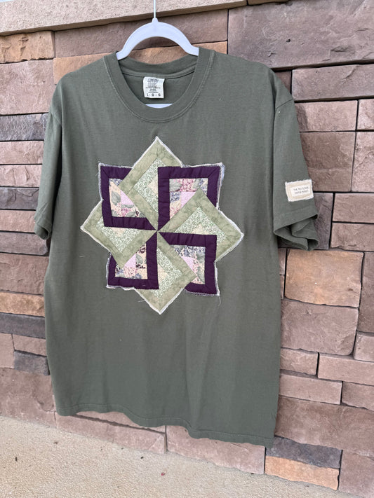 Large Vintage Quilted Tee