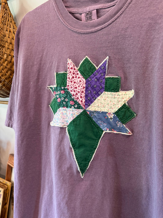 2XL Quilted Flower Bouquet Tee