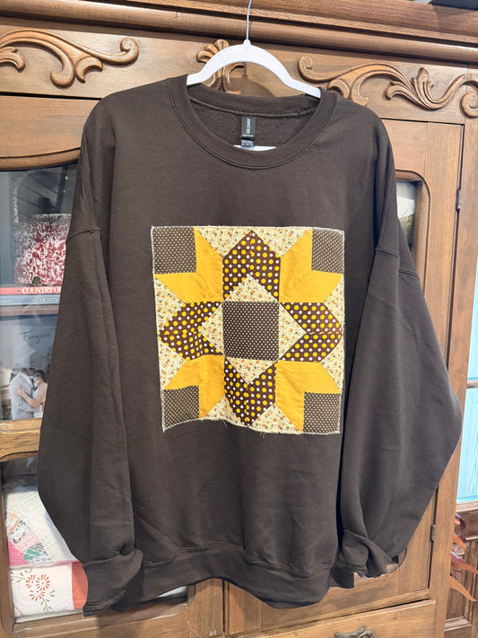 2XL Quilt Block Sweatshirt