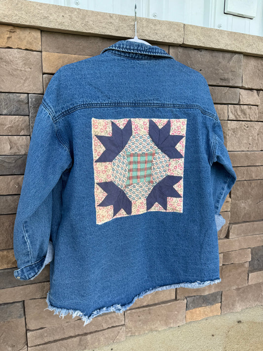 S/M Repurposed Jean Jacket