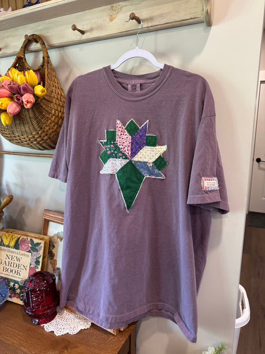 2XL Quilted Flower Bouquet Tee