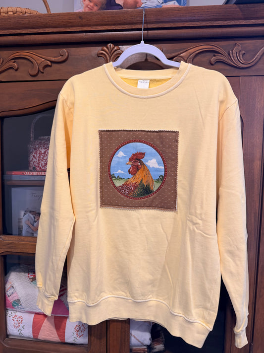 Medium Quilted Chicken Sweatshirt