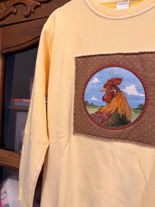 Medium Quilted Chicken Sweatshirt